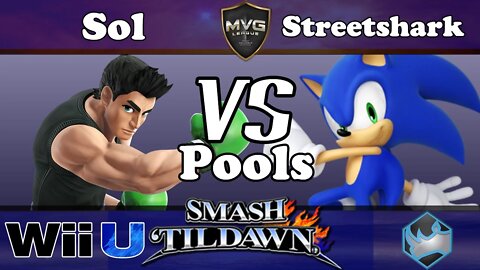 MVG|Sol (Little Mac) vs. Streetshark (Sonic) - SSB4 Pools - Smash 'til Dawn