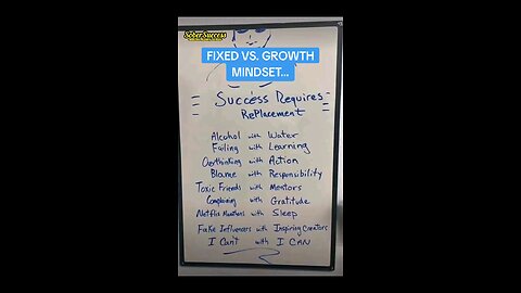 🗣Success Takes Changing the People, Places, & Things In Our Lives‼️💪#GrowthMindset