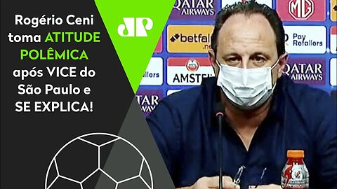 "NÃO HAVIA MOTIVO NENHUM para..." Rogério Ceni toma ATITUDE POLÊMICA pós-VICE do São Paulo e EXPLICA