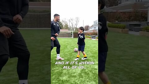 BEHIND THE SCENES WITH MINI MESSI | * Powerful Motivation * 🔑💯❤️