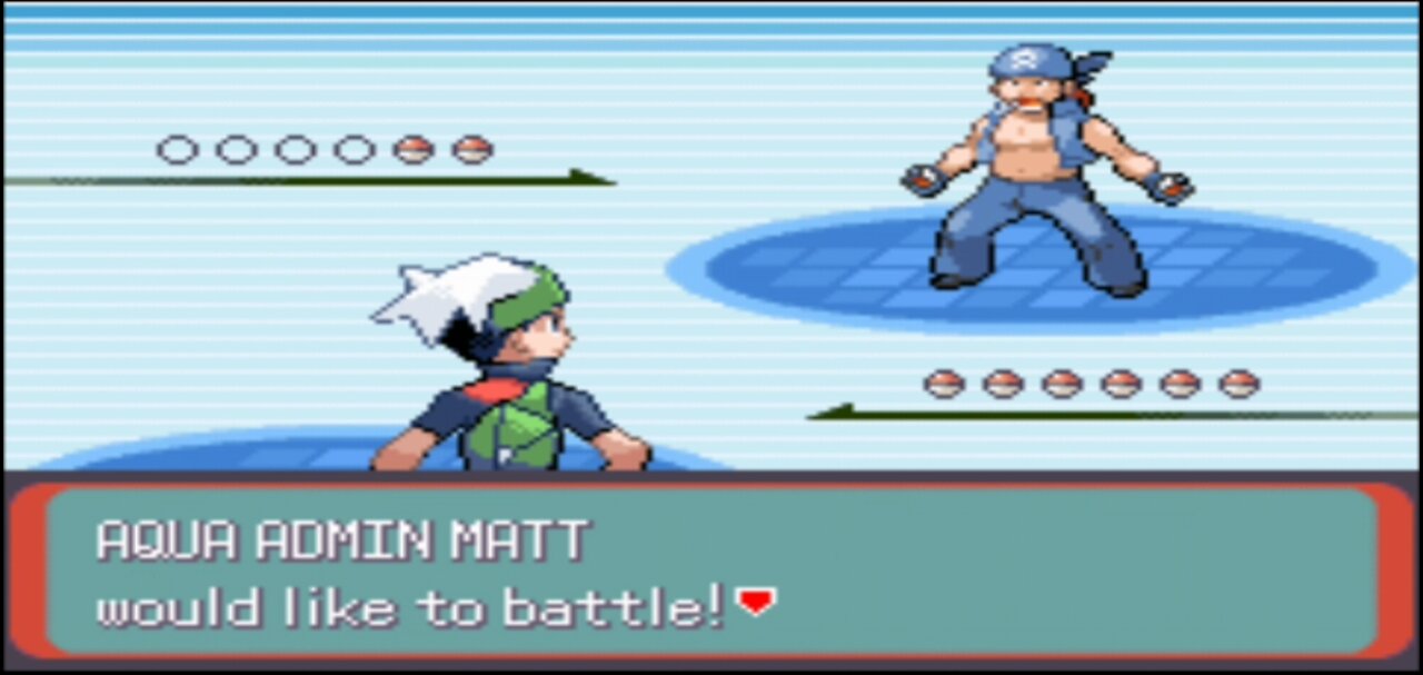 Pokemon Emerald - Team Aqua Admin 2nd Battle: Matt