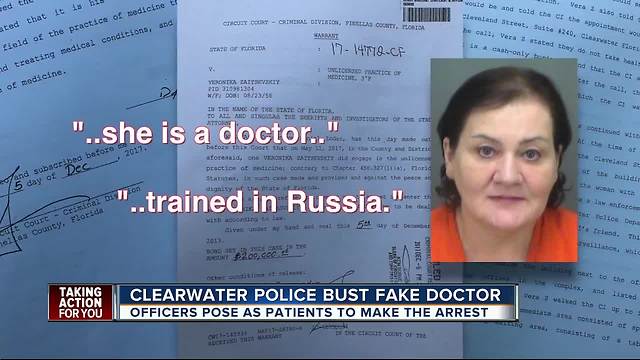 Clearwater woman arrested for practicing medicine without a license