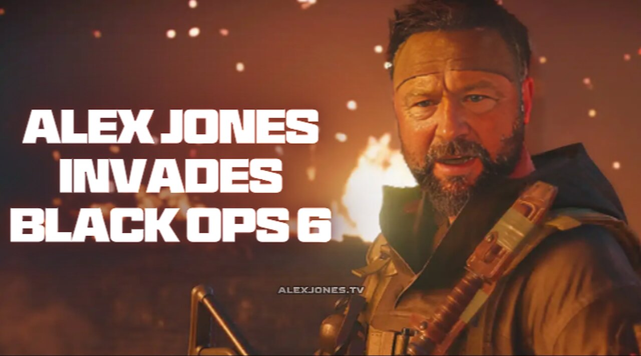 Alex Jones Invades Call of Duty Black Ops 6: Warning The World About Martial Law