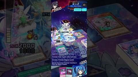 Yu-Gi-Oh! Duel Links - Blue Angel (Cheer Reward A) Game Mat & Card Sleeves Gameplay