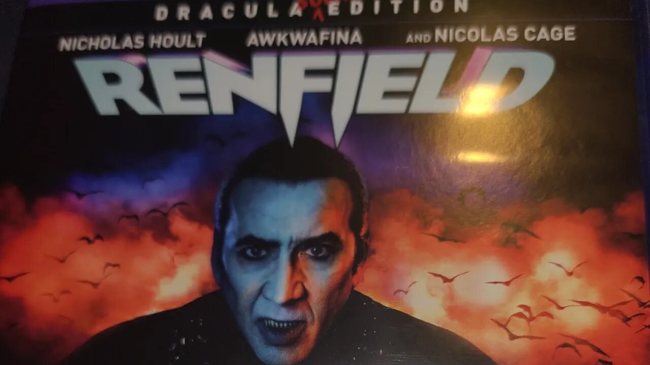 Renfield blu ray + DVD + digital unboxing