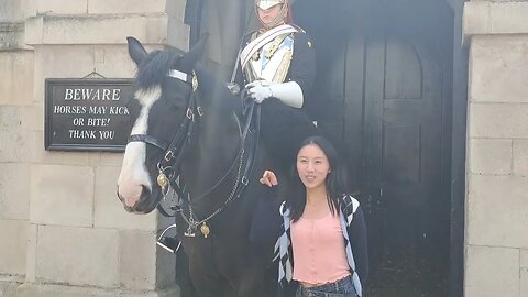 Are they over stepping the mark #horseguardsparade