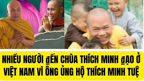 Tin Tổng Hợp 11/8/2024 Nhiều Người ₫ến Chùa Thích Minh ₫ạo ở VN