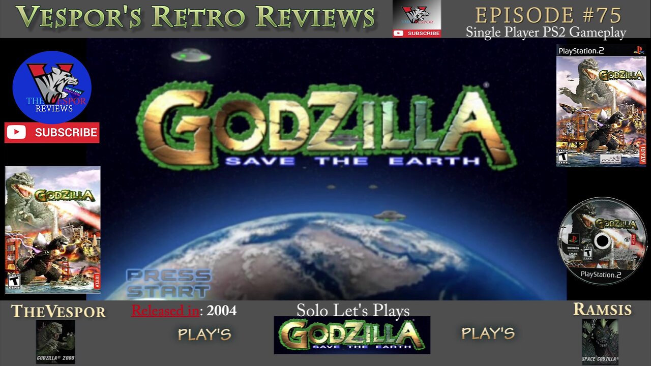 Godzilla Save the Earth (PS2) | Playstation 2 | Melee and Survival Modes| Godzilla Month