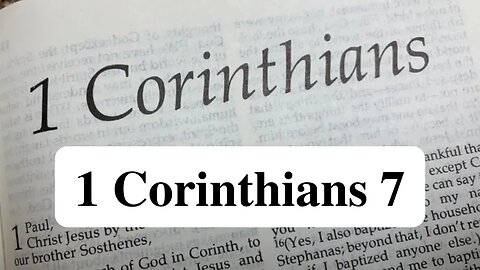 1 Corinthians Chapter 7