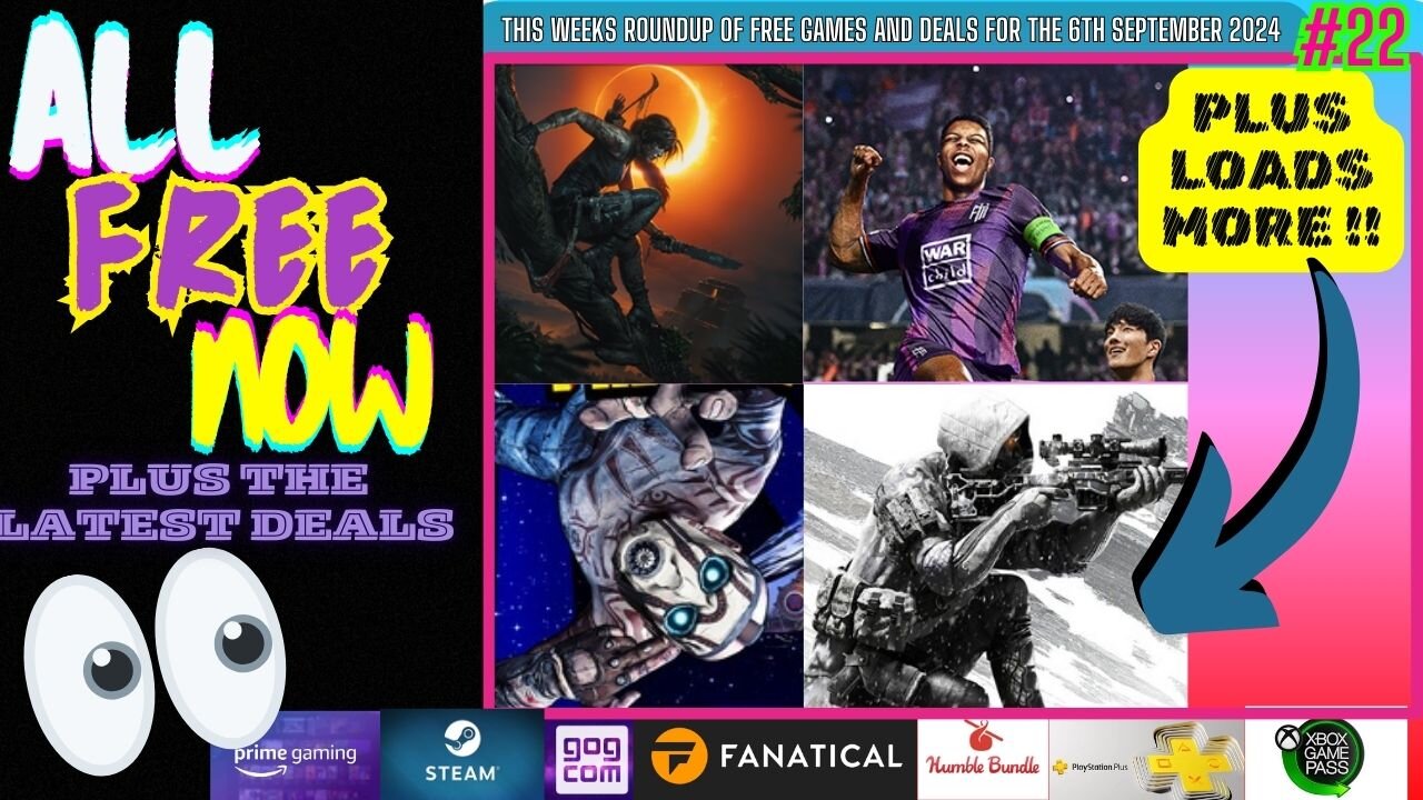 Crazy 🎮 gaming🎮 deals watch 👀Freebie weekly Roundup 6th September