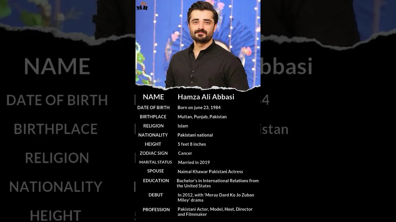 Hamza Ali Abbasi mini biography 😎🔥#viral #shorts #biography