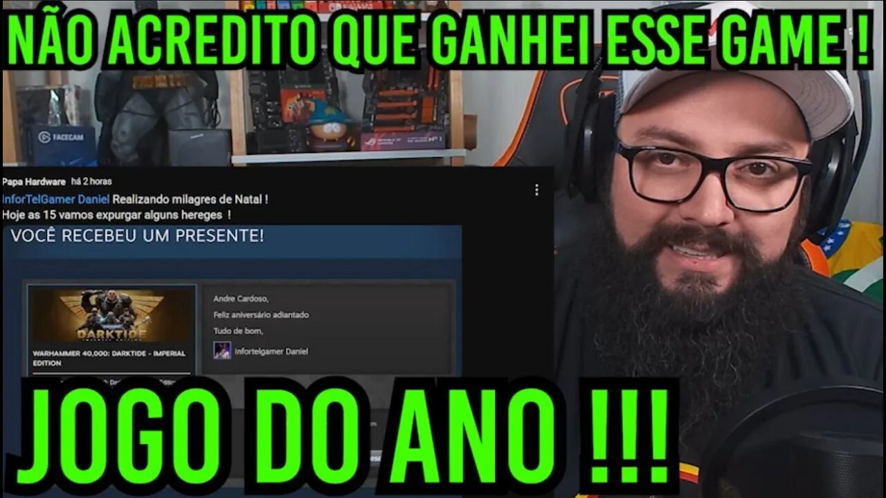 Ganhei o Jogo do Ano ! Warhammer Darktide Trailers !