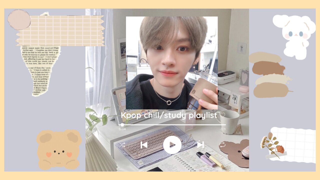 Kpop chill/study playlist☕️