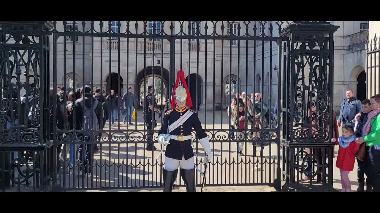 Make way blues and royals at the gate #horseguardsparade
