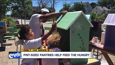 Little, free pantries pop up in Cleveland filled with food and toiletries