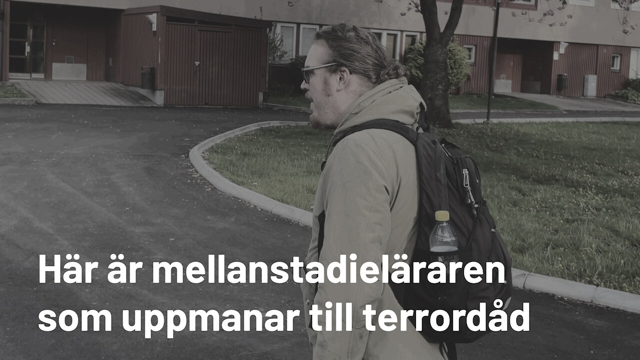 Här är mellanstadieläraren som uppmanar till terrordåd
