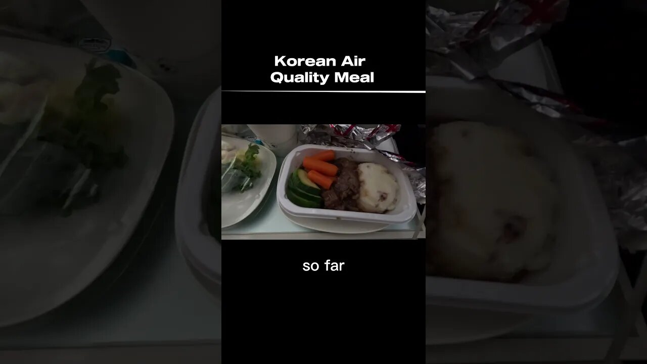 Korean Air Quality Meal #KoreanAir #travel #asia #airlines #airplane #plane #thailand