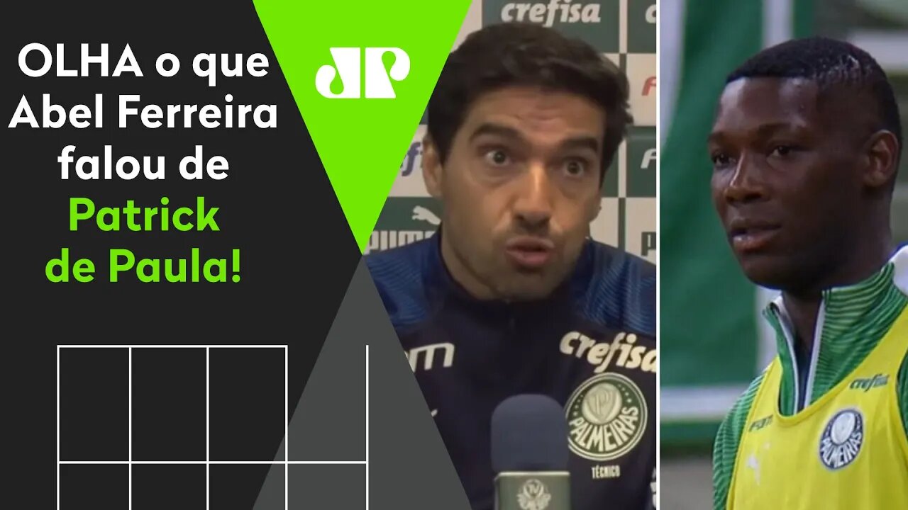 FOI DIRETO! Abel Ferreira EXPLICA por que Patrick de Paula PERDEU ESPAÇO no Palmeiras!