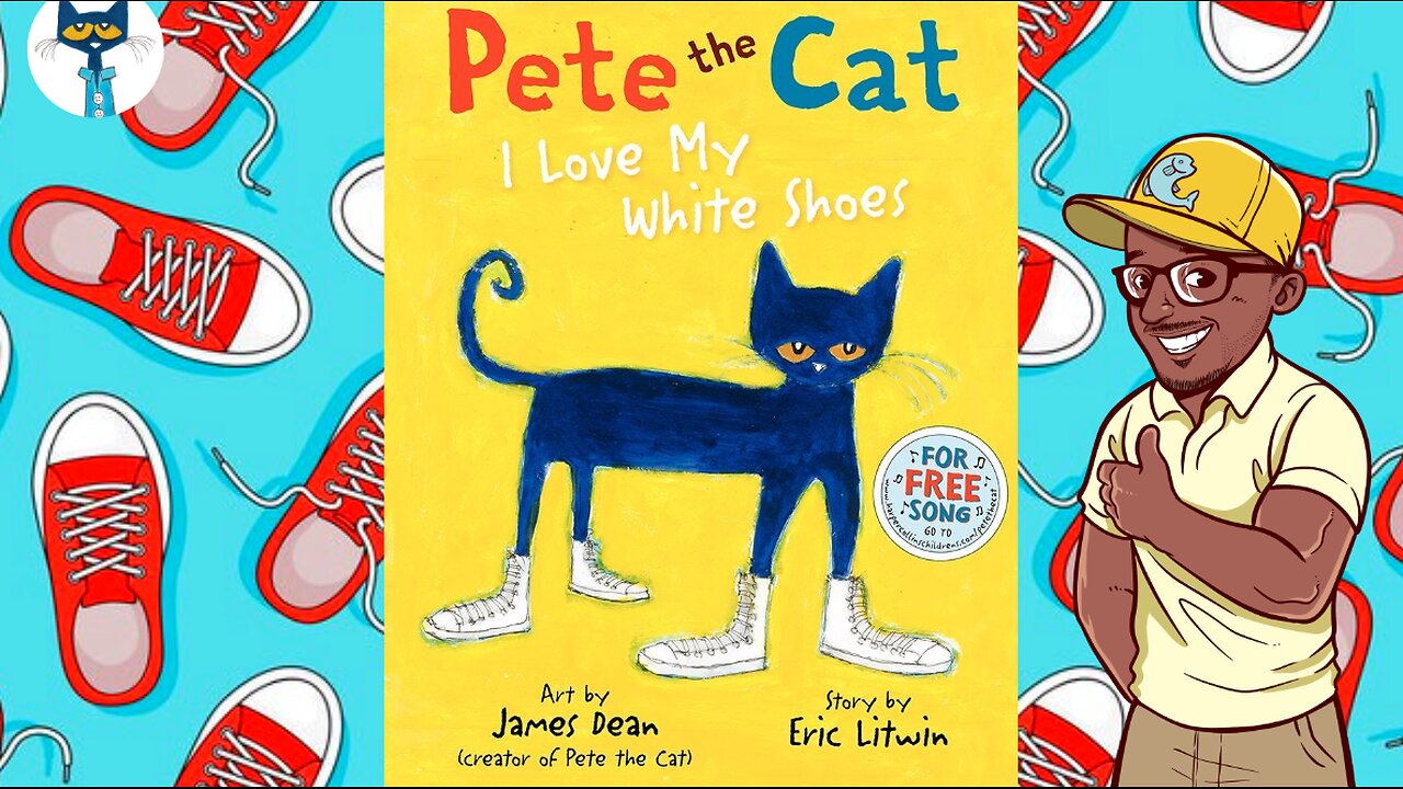 👓Read with Mr. Phishy! |🐈‍⬛Pete The Cat I Love My White Shoes | 🎶Animation & Music