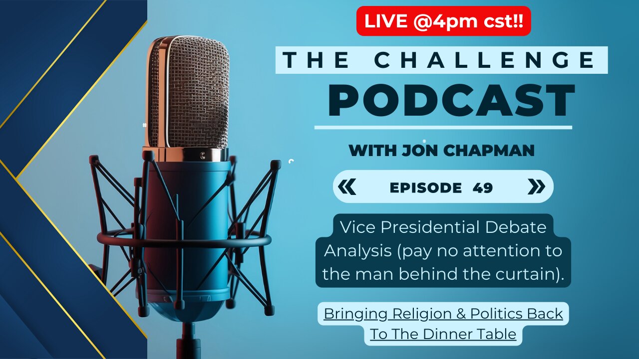 Ep.49 - Vice Presidential Debate Analysis (pay no attention to the man behind the curtain!)