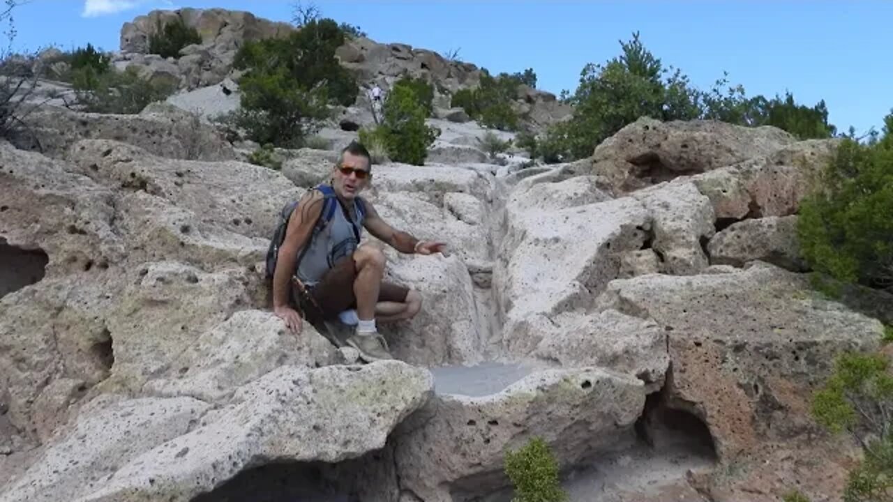 Tsankawi, Ancient Civilization, 40,000 Year Old Waterways, Part 1