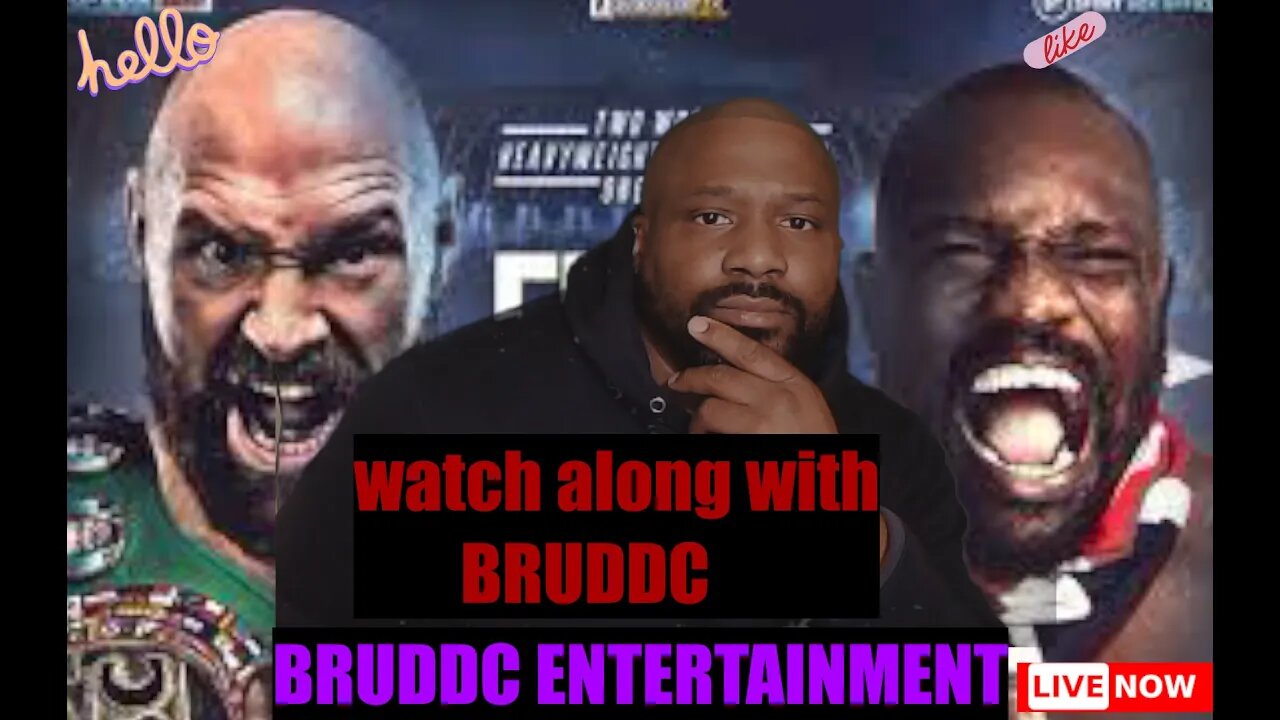 FURY VS CHISORA WATCH ALONG WITH BRUDDC