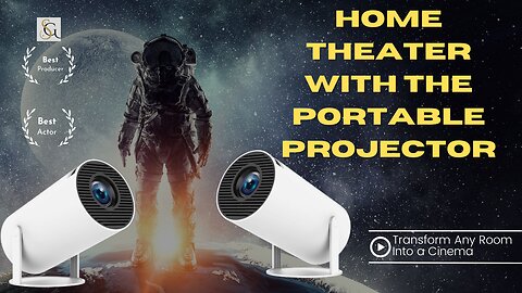 Transform Any Space into a Home Theater with the Portable Projector – Easy Setup and HD Quality