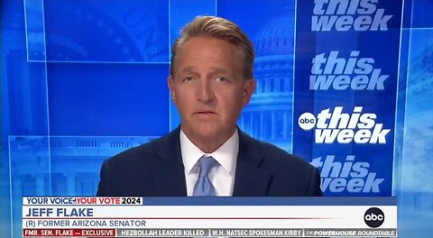 RINO Jeff Flake Claims Lots Of Conservatives Don't Support Trump