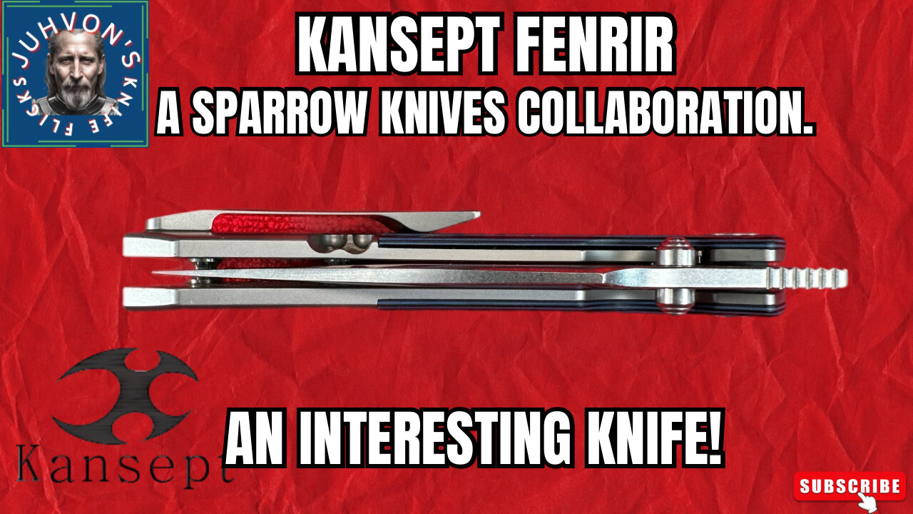 Kansept Fenrir. A Collaboration with Sparrow Knives!