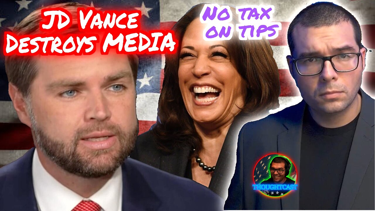 Kamala Copies Trump, JD Vance DESTROYS media. UK wants Americans in Jail TC 08/12/24