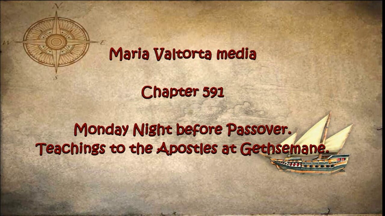 Monday Night before Passover. Teachings to the Apostles at Gethsemane.