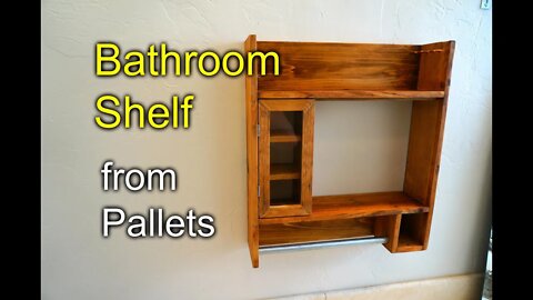 Bathroom Shaving Shelf from Pallet Wood - How to