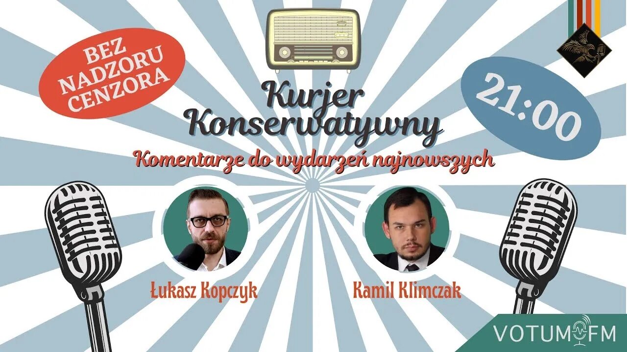 Kurjer Konserwatywny - epizod 2 - Łukasz Kopczyk & Kamil Klimczak