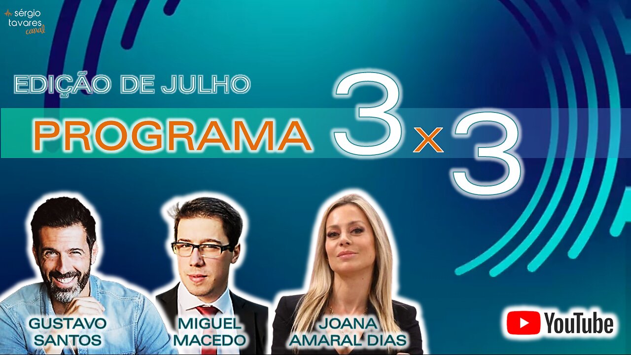 🎙️​| 𝗣𝗥𝗢𝗚𝗥𝗔𝗠𝗔 𝟯𝘅𝟯 - Edição de Julho