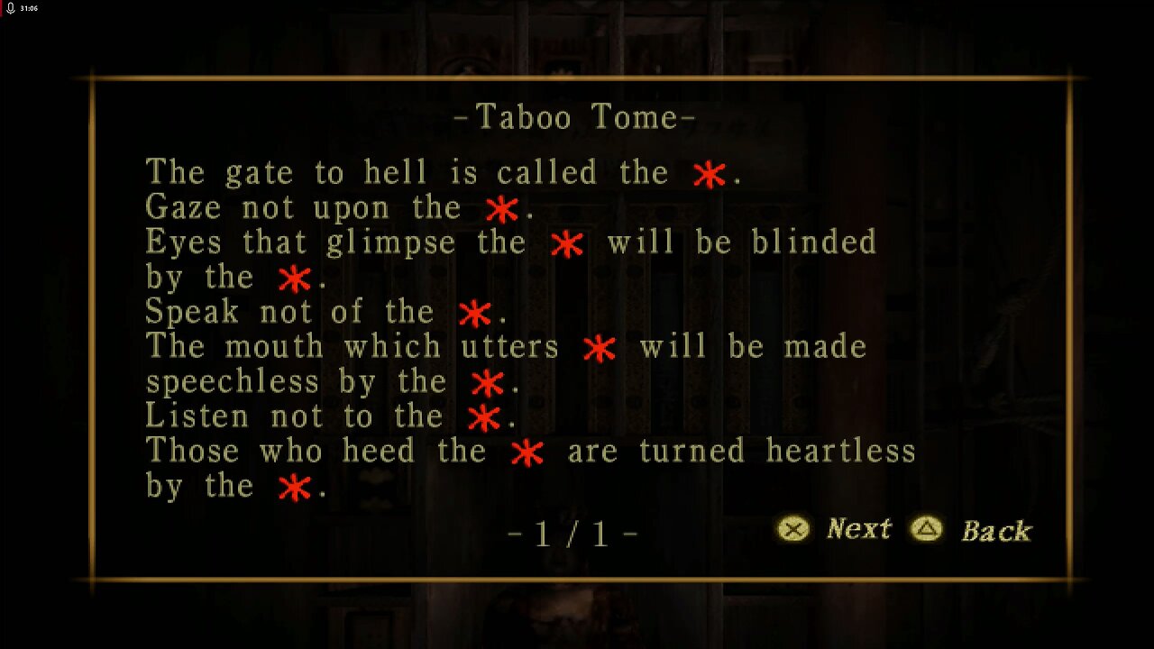 Fatal Frame 2- PCSX2 Settings- Halloween Horror!- That of Which We Will Not Speak