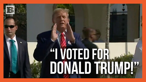 Trump Speaks After Voting in Florida Primary: "I Voted for Donald Trump"
