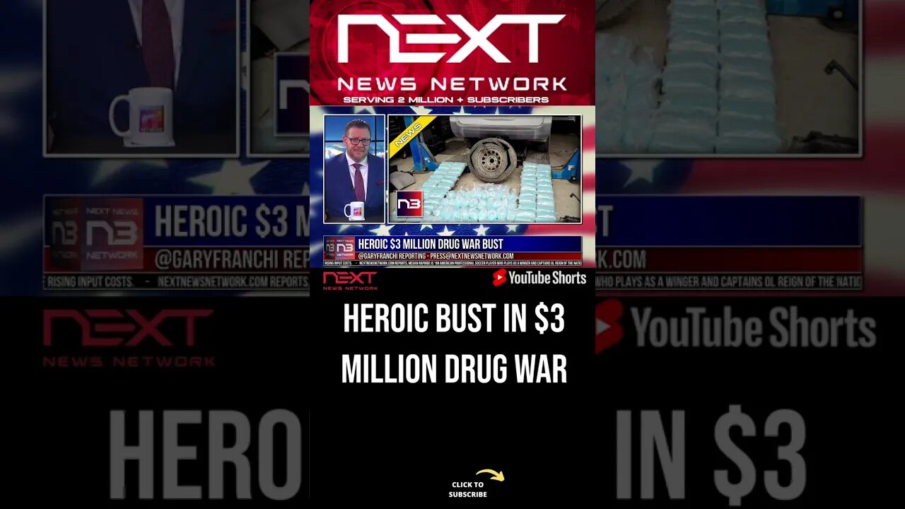 Heroic $3 Million Drug War Bust #shorts