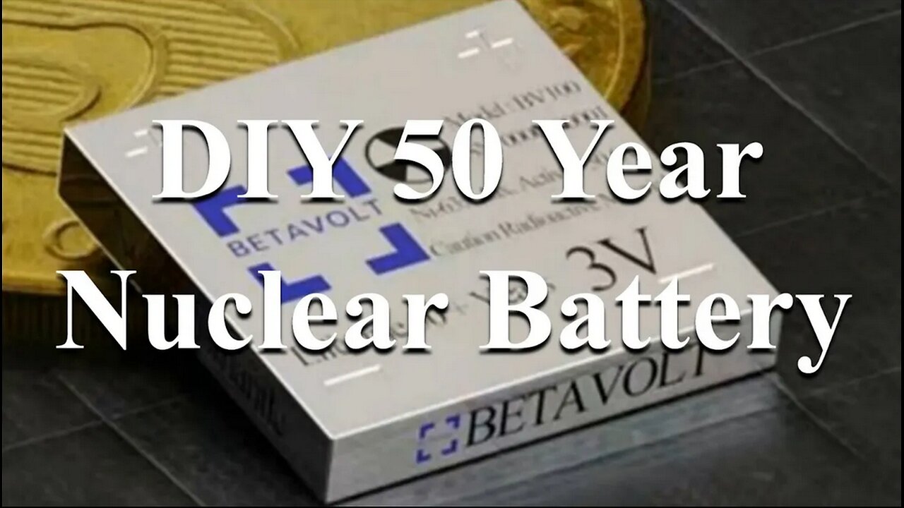 2187 - The 50 Year Nuclear Battery From China And How To Make Your Own Version