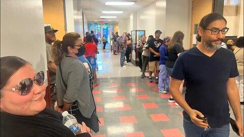 Midterm Live Look: Long Line to Vote