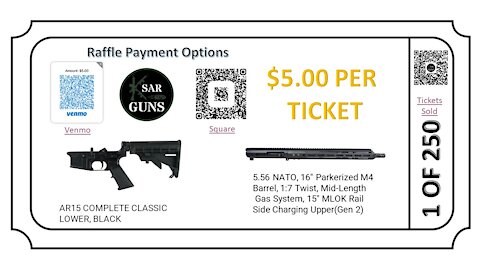 AR-15 Assembly - Gun Raffle Information