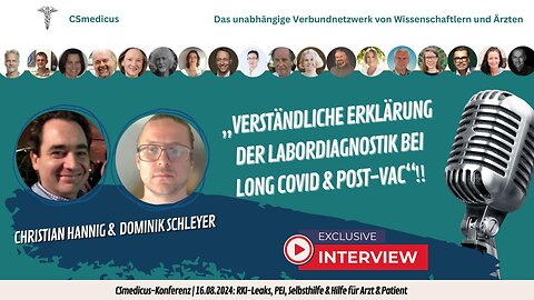 Verständliche Erklärung d. Labordiagnostik b. Long COVID & Post-Vac“ | C. Hannig & D. Schleyer