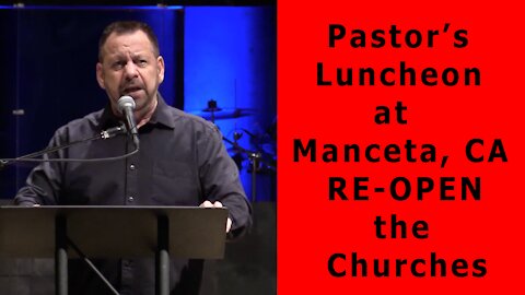 Mario Murillo highlights from a special Pastors Luncheon in Manceta, CA.