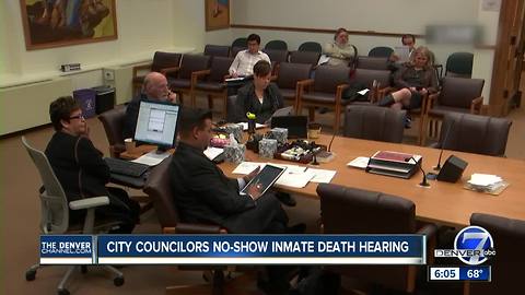 Denver councilors no-show at safety meeting on inmate death