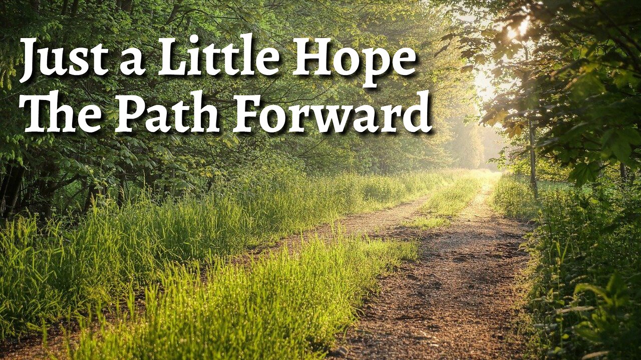 Just a Little Bit of Hope - A Path for Moving Forward