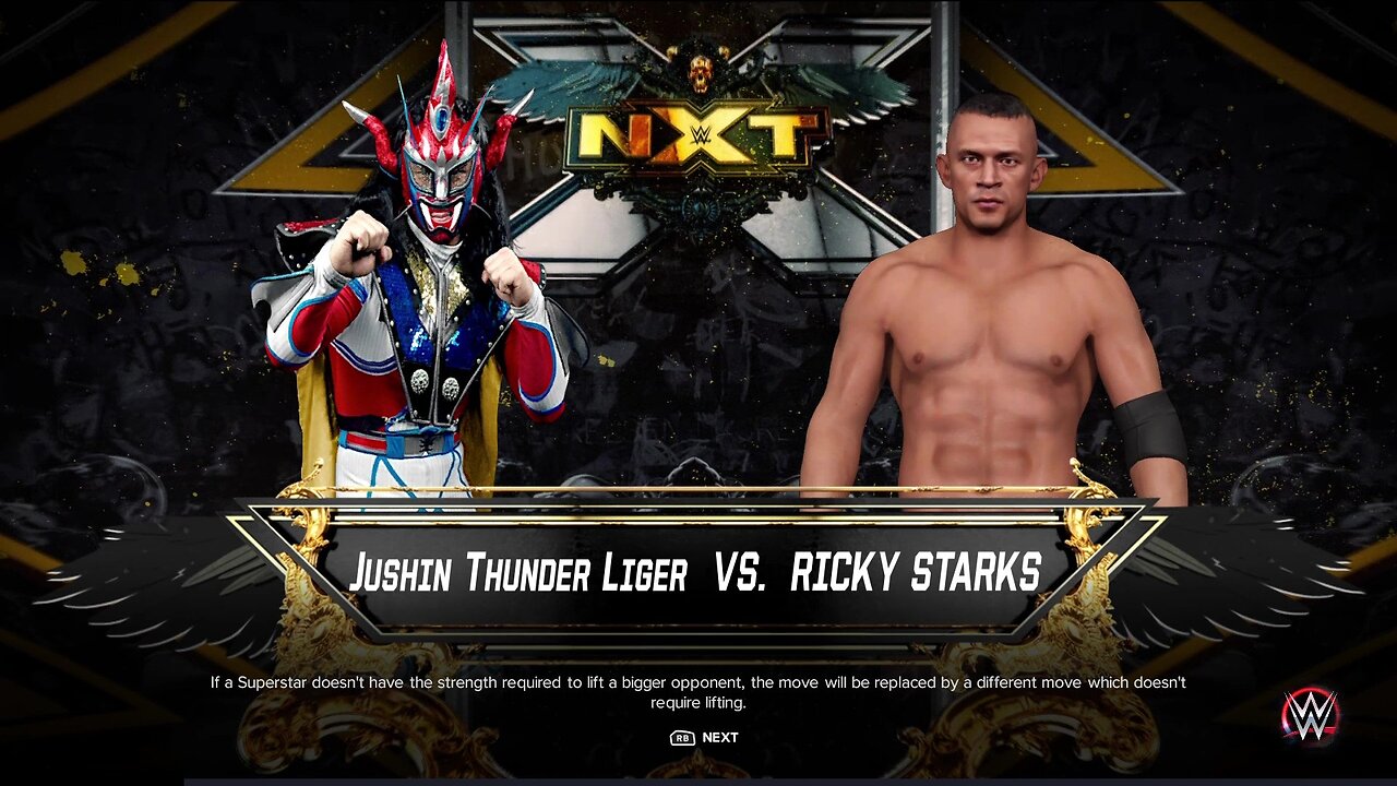 WWE 2k23 Jushin Thunder Liger vs Ricky Starks