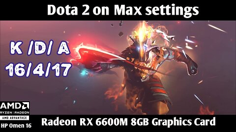 Who is Noob - Dota 2 on Max Settings - AMD Advantage - Radeon RX 6600M 8GB - 1440p 60FPS