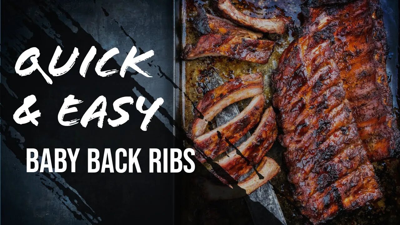 Baby Back Ribs Recipe, Smoked, Tender, Homemade BBQ Sauce #ribs