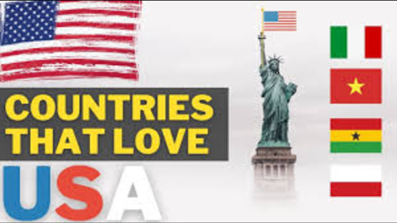 Top 11 countries who love USA