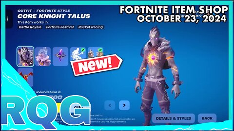 “NEW” ALDO_GEO’S LOCKER BUNDLE IS HERE! FORTNITE ITEM SHOP (October 23, 2024)