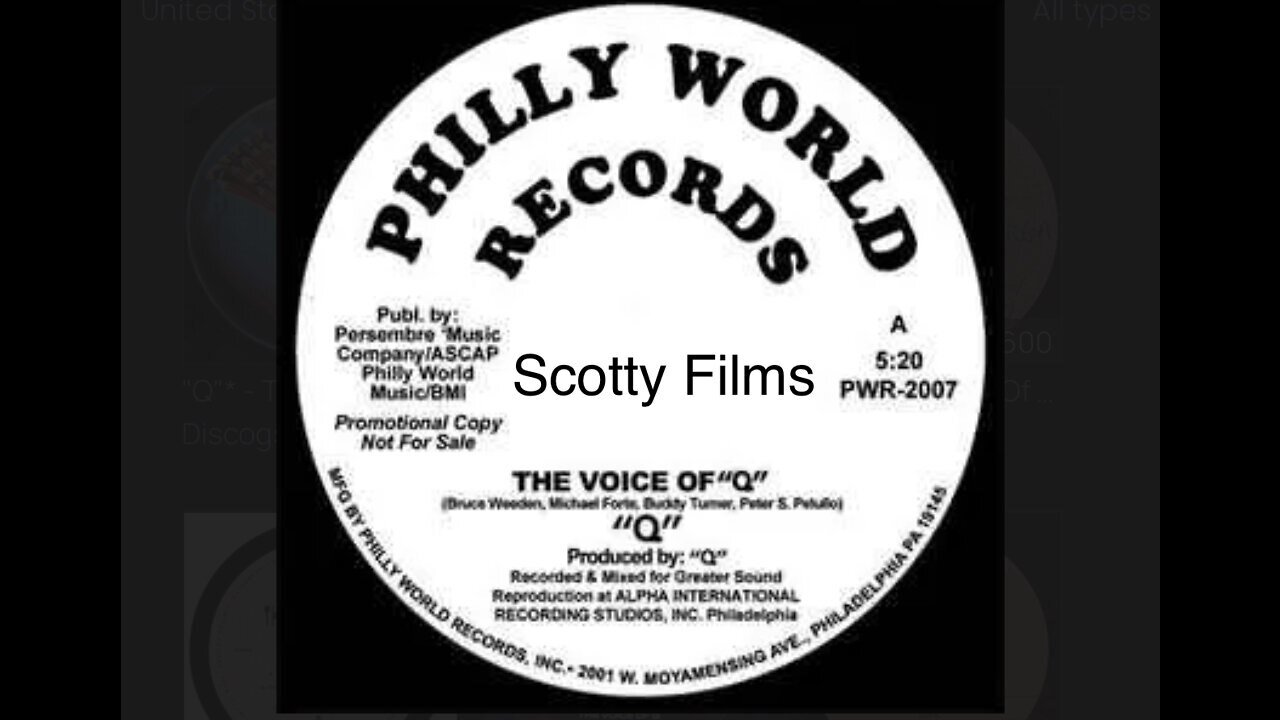 Scotty Mar10: "Q'- The Voice Of "Q" (1982, Vinyl).